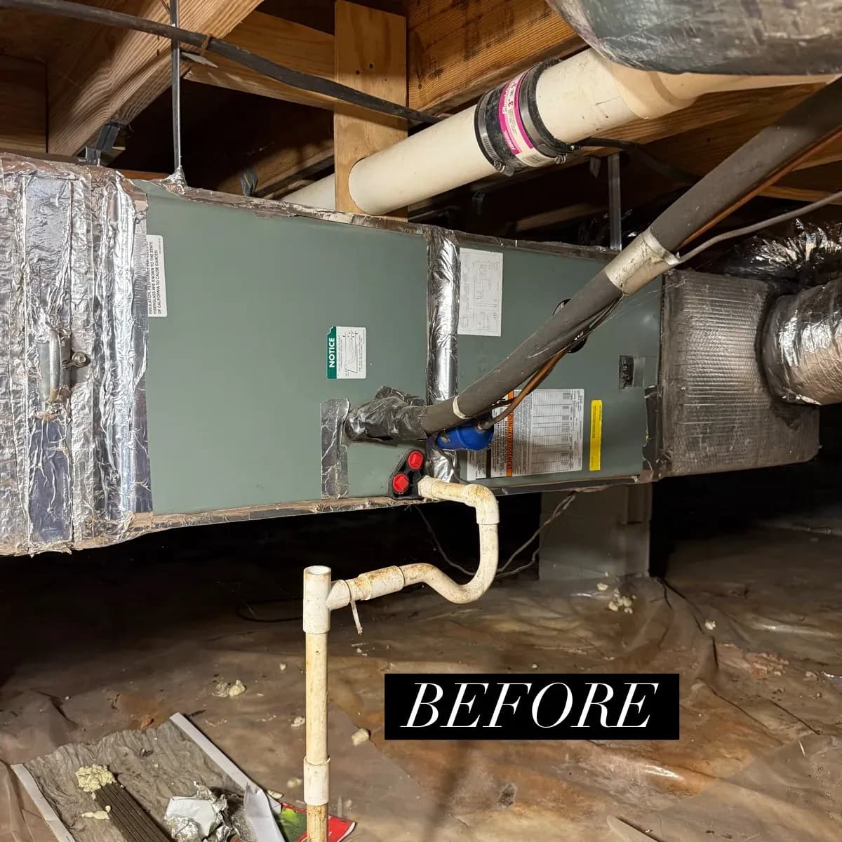 HVAC project 2 before